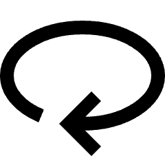 Line Arrow Rotate Horizontal Right Icon from Sharp Line Set