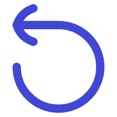 Line Arrow Rotate Left 1 Icon from Flex Duo Set