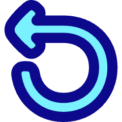 Line Arrow Rotate Left 1 Icon from Plump Pop Set