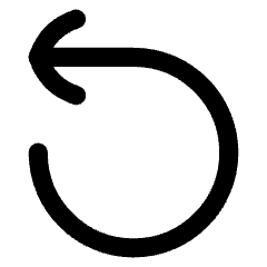 Line Arrow Rotate Left 1 Icon from Flex Line Set