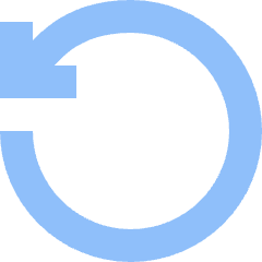 Line Arrow Rotate Left 2 Icon from Sharp Flat Set