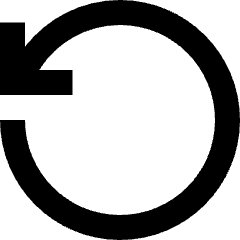 Line Arrow Rotate Left 2 Icon from Sharp Remix Set