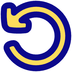 Line Arrow Rotate Left 2 Icon from Plump Pop Set