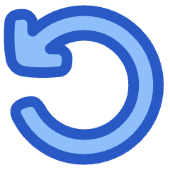 Line Arrow Rotate Left 2 Icon from Plump Duo Set