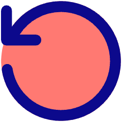 Line Arrow Rotate Left 2 Icon from Core Pop Set