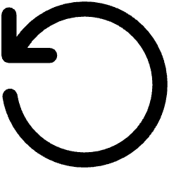 Line Arrow Rotate Left 2 Icon from Core Remix Set
