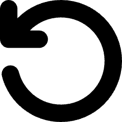 Line Arrow Rotate Left 2 Icon from Core Solid Set