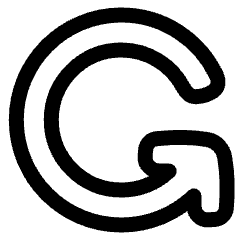 Line Arrow Rotate Left 3 Icon from Plump Line Set