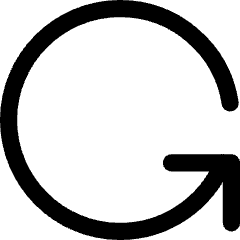 Line Arrow Rotate Left 3 Icon from Core Line Set