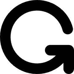 Line Arrow Rotate Left 3 Icon from Core Solid Set