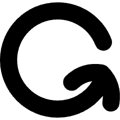 Line Arrow Rotate Left 3 Icon from Flex Solid Set
