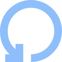 Line Arrow Rotate Left 4 Icon from Sharp Flat Set
