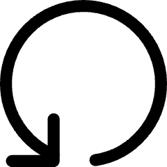 Line Arrow Rotate Left 4 Icon from Core Line Set