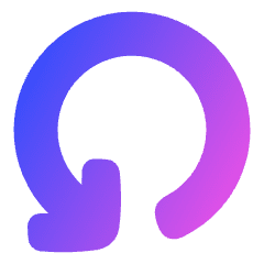 Line Arrow Rotate Left 4 Icon from Plump Gradient Set