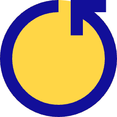 Line Arrow Rotate Left 5 Icon from Sharp Pop Set