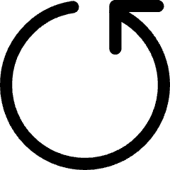 Line Arrow Rotate Left 5 Icon from Core Line Set