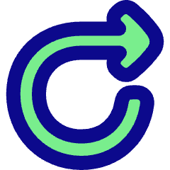 Line Arrow Rotate Right 1 Icon from Plump Pop Set