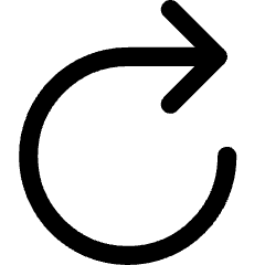 Line Arrow Rotate Right 1 Icon from Core Line Set