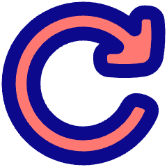 Line Arrow Rotate Right 2 Icon from Plump Pop Set