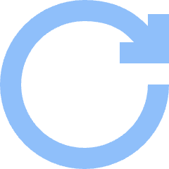 Line Arrow Rotate Right 2 Icon from Sharp Flat Set