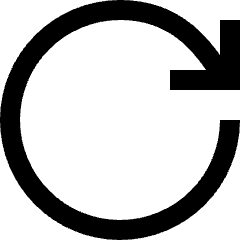 Line Arrow Rotate Right 2 Icon from Sharp Line Set