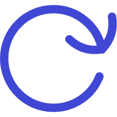 Line Arrow Rotate Right 2 Icon from Flex Duo Set