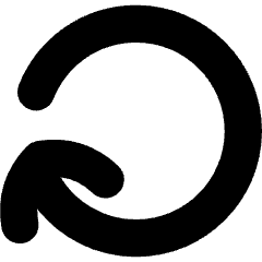 Line Arrow Rotate Right 3 Icon from Flex Solid Set