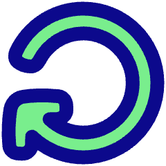 Line Arrow Rotate Right 3 Icon from Plump Pop Set
