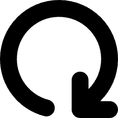 Line Arrow Rotate Right 4 Icon from Core Solid Set