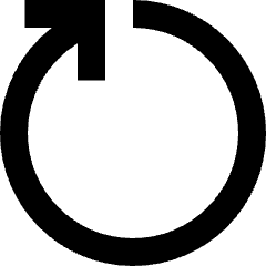 Line Arrow Rotate Right 5 Icon from Sharp Remix Set