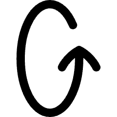 Line Arrow Rotate Vertical Left 1 Icon from Flex Line Set