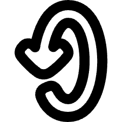 Line Arrow Rotate Vertical Left 2 Icon from Plump Remix Set
