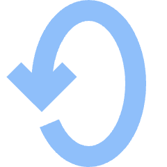 Line Arrow Rotate Vertical Left 2 Icon from Sharp Flat Set