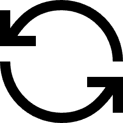 Line Arrow Synchronize 1 Icon from Sharp Line Set