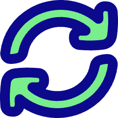 Line Arrow Synchronize 2 Icon from Plump Pop Set