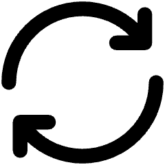 Line Arrow Synchronize 2 Icon from Core Remix Set