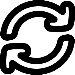 Line Arrow Synchronize 2 Icon from Plump Remix Set