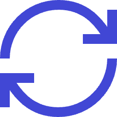 Line Arrow Synchronize 2 Icon from Sharp Duo Set
