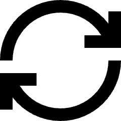 Line Arrow Synchronize 2 Icon from Sharp Remix Set