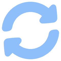 Line Arrow Synchronize 2 Icon from Plump Flat Set