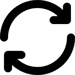 Line Arrow Synchronize 2 Icon from Core Solid Set