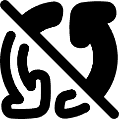 Line Arrow Synchronize Disable Icon from Plump Remix Set