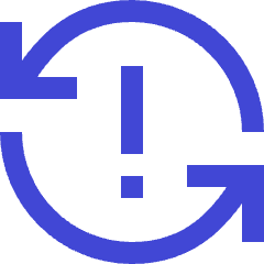 Line Arrow Synchronize Warning Icon from Sharp Duo Set