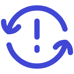 Line Arrow Synchronize Warning Icon from Flex Duo Set