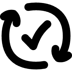 Update Syncronize Finish Icon from Flex Solid Set