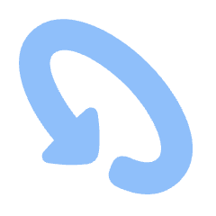 Triangle Arrow Rotate Diagonal Left 1 Icon from Plump Flat Set