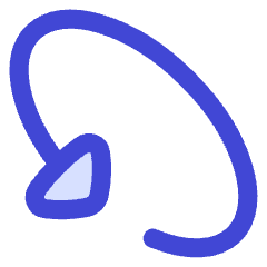 Triangle Arrow Rotate Diagonal Left 1 Icon from Flex Duo Set