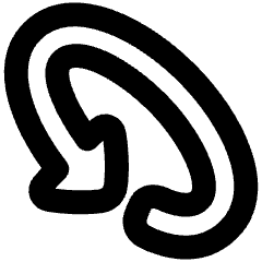 Triangle Arrow Rotate Diagonal Left 1 Icon from Plump Remix Set