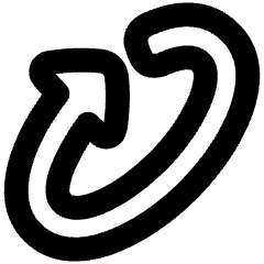 Triangle Arrow Rotate Diagonal Right 1 Icon from Plump Remix Set