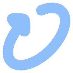 Triangle Arrow Rotate Diagonal Right 1 Icon from Flex Flat Set